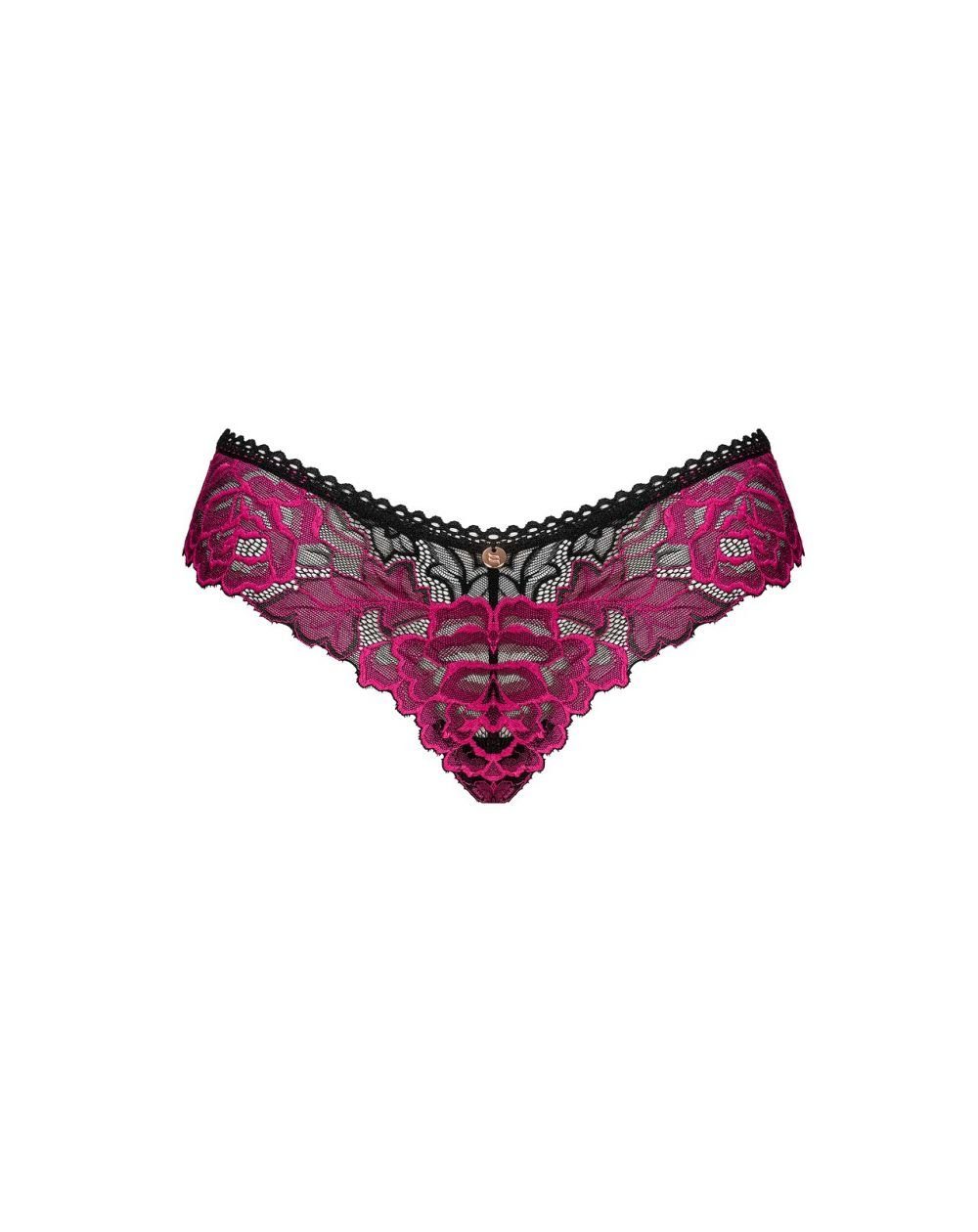 Obsessive Slip Rosenty Spitzen-Panties mit Rosenmuster (1-St) Rosenty-Höschen mit Spitzen- und Rosenmotiv