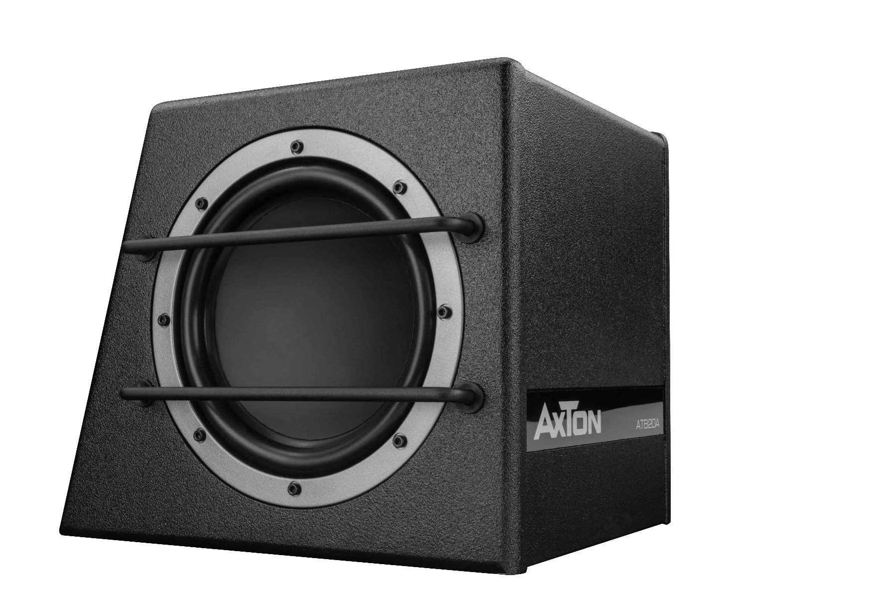 Axton ATB20A 20cm Aktivsubwoofer mit Passivmembram Auto-Subwoofer (100 W, max.: W 25 cm)