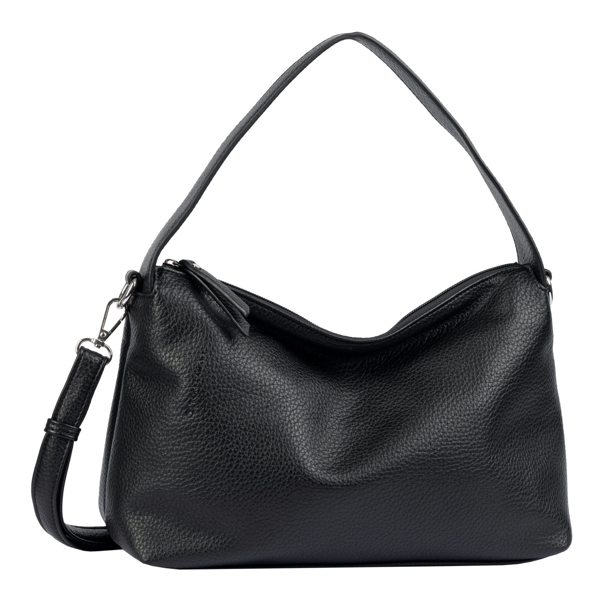 TOM TAILOR Schultertasche Lissi, besonders weiches Material lässig fallend mit trapzförmigen Schnitt