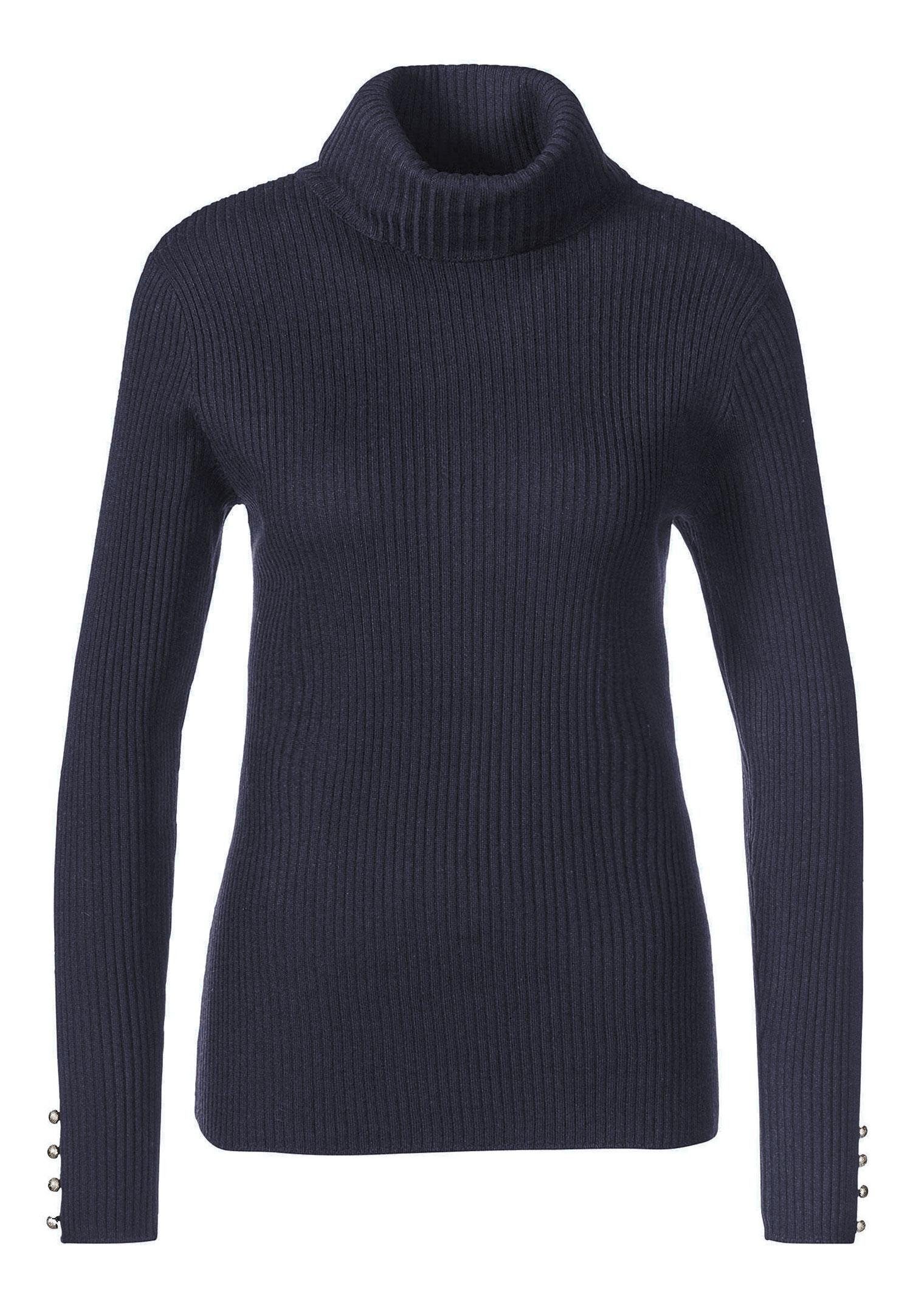 GOLDNER Rollkragenpullover Eleganter Rollkragenpullover mit optischen günstig online kaufen
