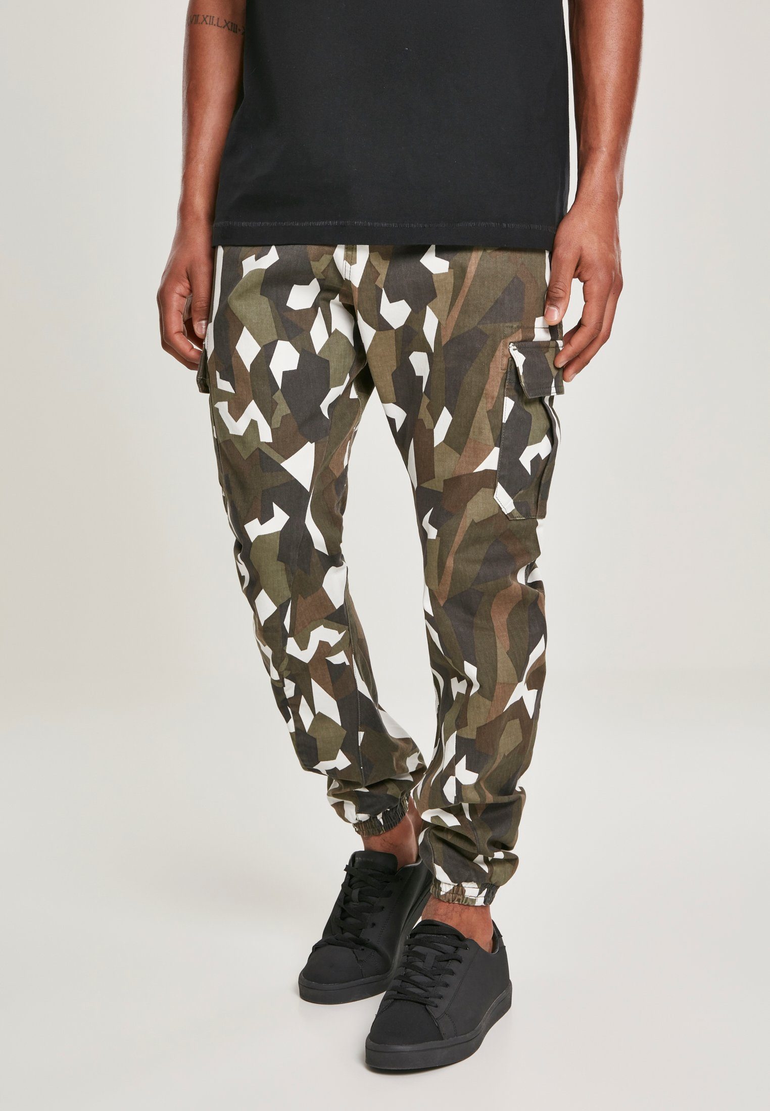 URBAN CLASSICS TB2905 camo Camo wood Geometric Cargohose