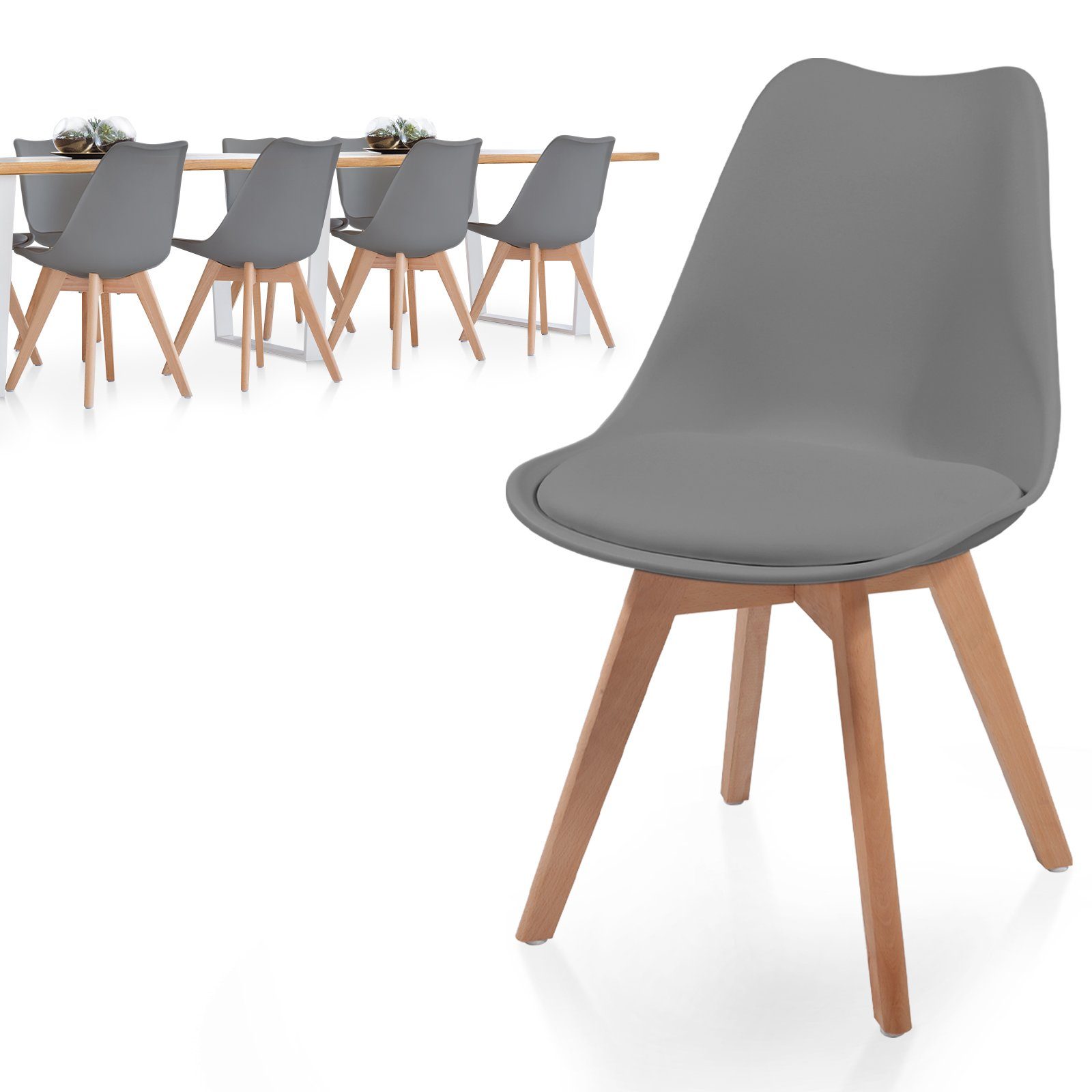 MIADOMODO Esszimmerstuhl Esszimmerstühle 2/4/6/8er Set - günstig online kaufen