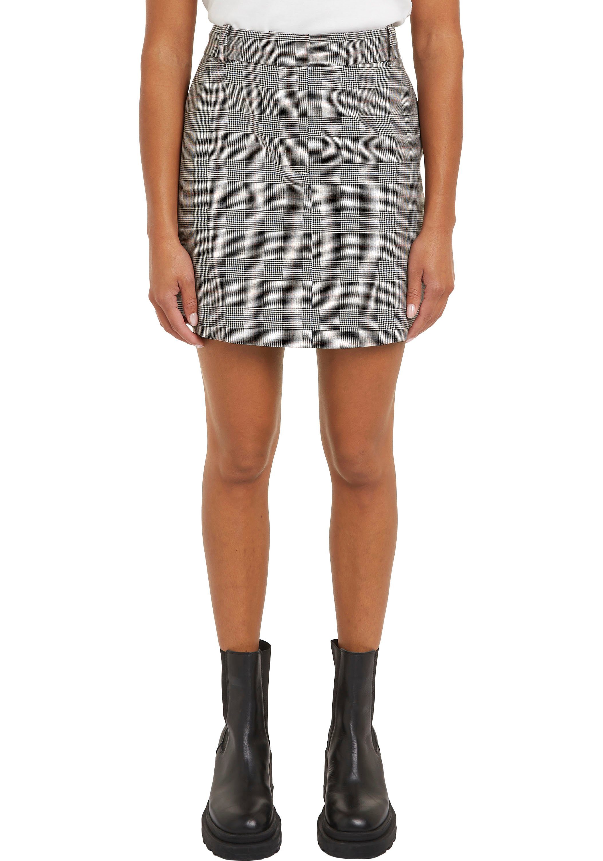 Tommy Hilfiger Bleistiftrock POW CHECK SHORT SKIRT (Global Serie TH WOMEN) günstig online kaufen