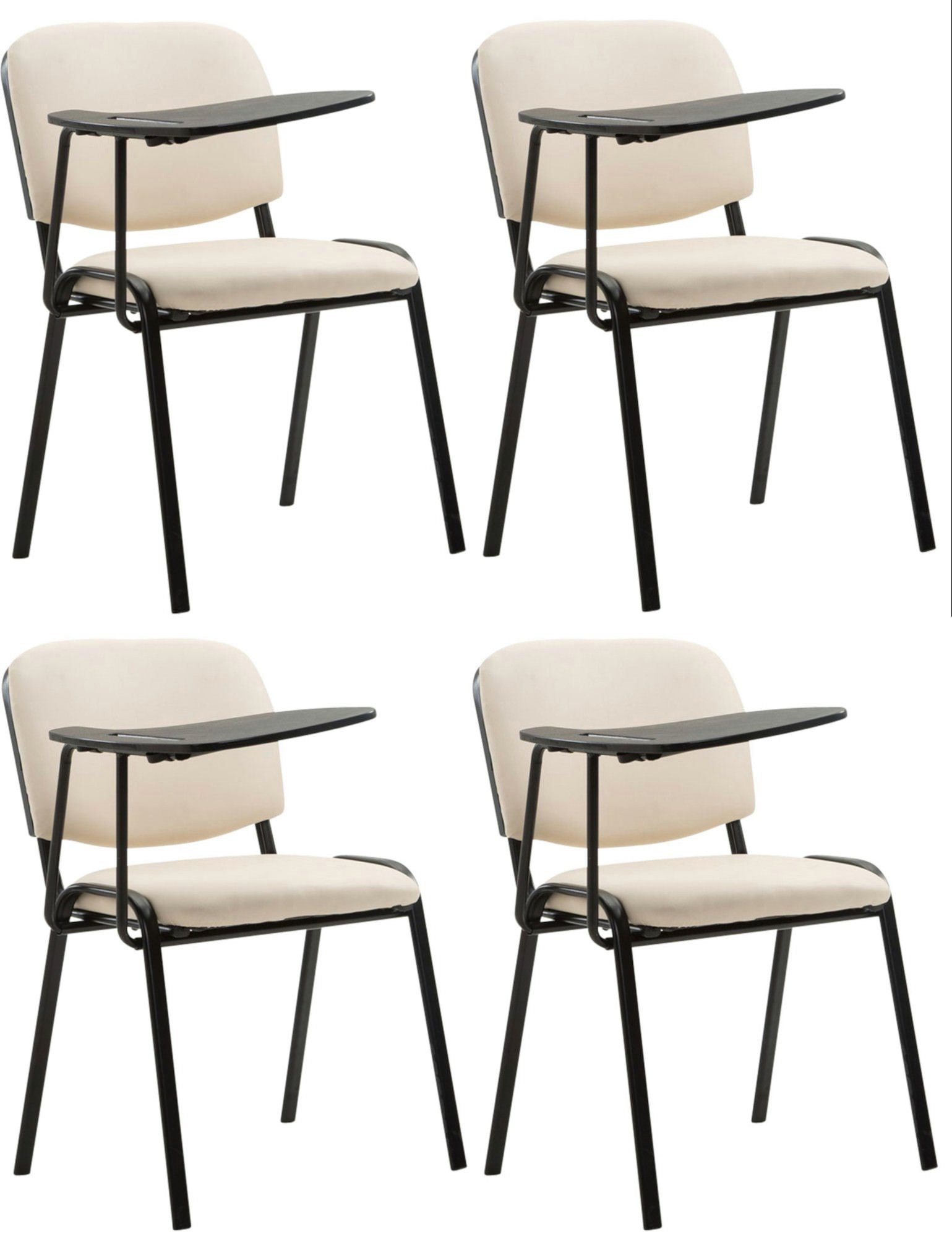 CLP Besucherstuhl Ken (4er Set), Kunstleder-Bezug, günstig online kaufen