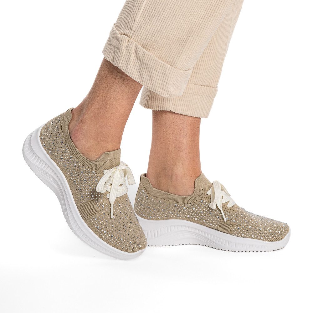 Ara SEATTLE Slip-On Sneaker Keilabsatz, Slipper, Freizeitschuh mit Strasssteinen, H-Weite