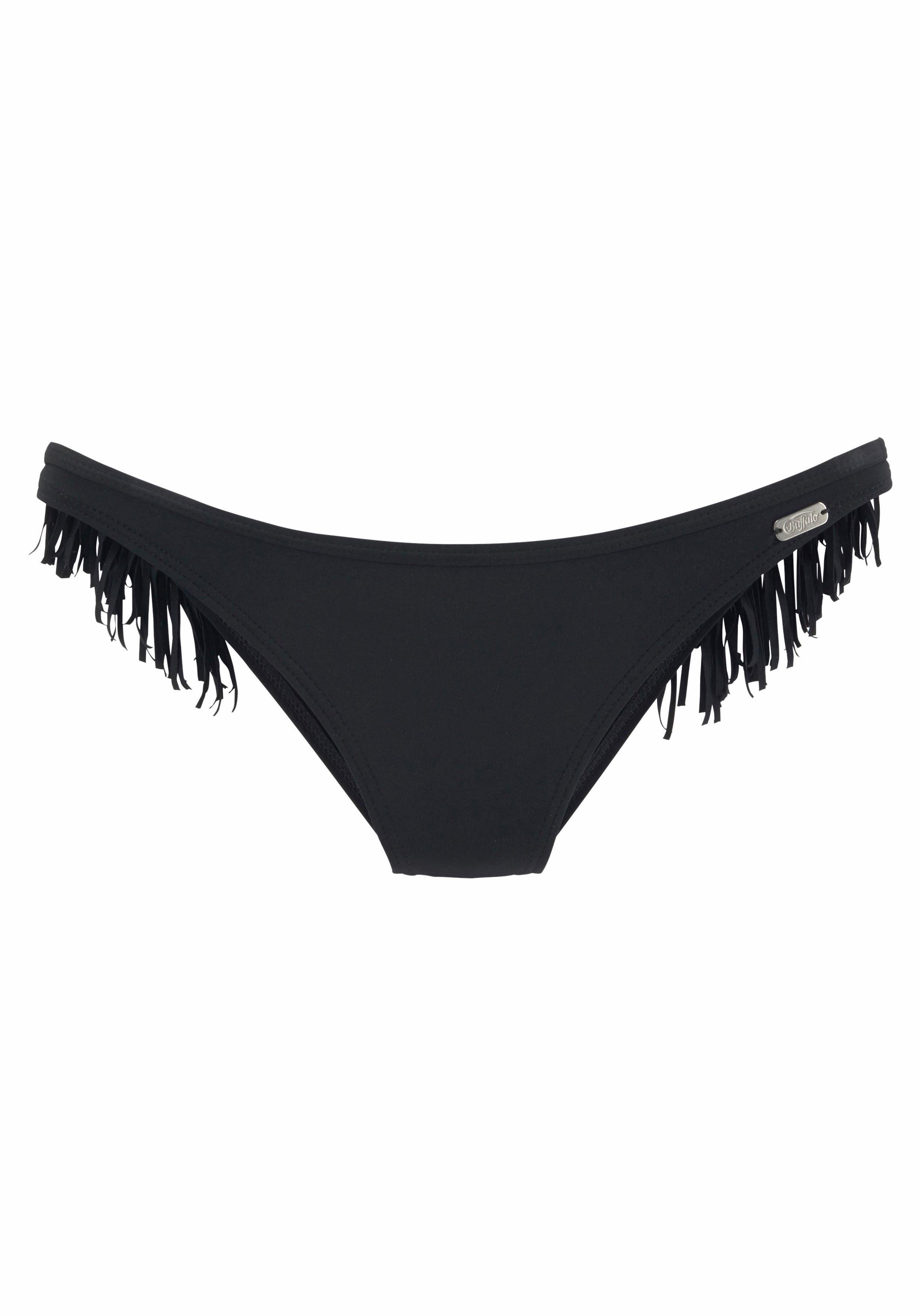 Buffalo Bikini-Hose Happy in knapper Brasilien-Form mit Fransen günstig online kaufen