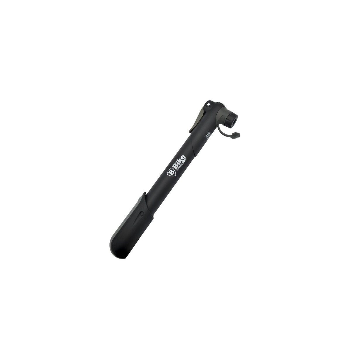 B-Bike Fahrradpumpe 36340 (1-tlg), Kompakte Mini Luftpumpe für unterwegs