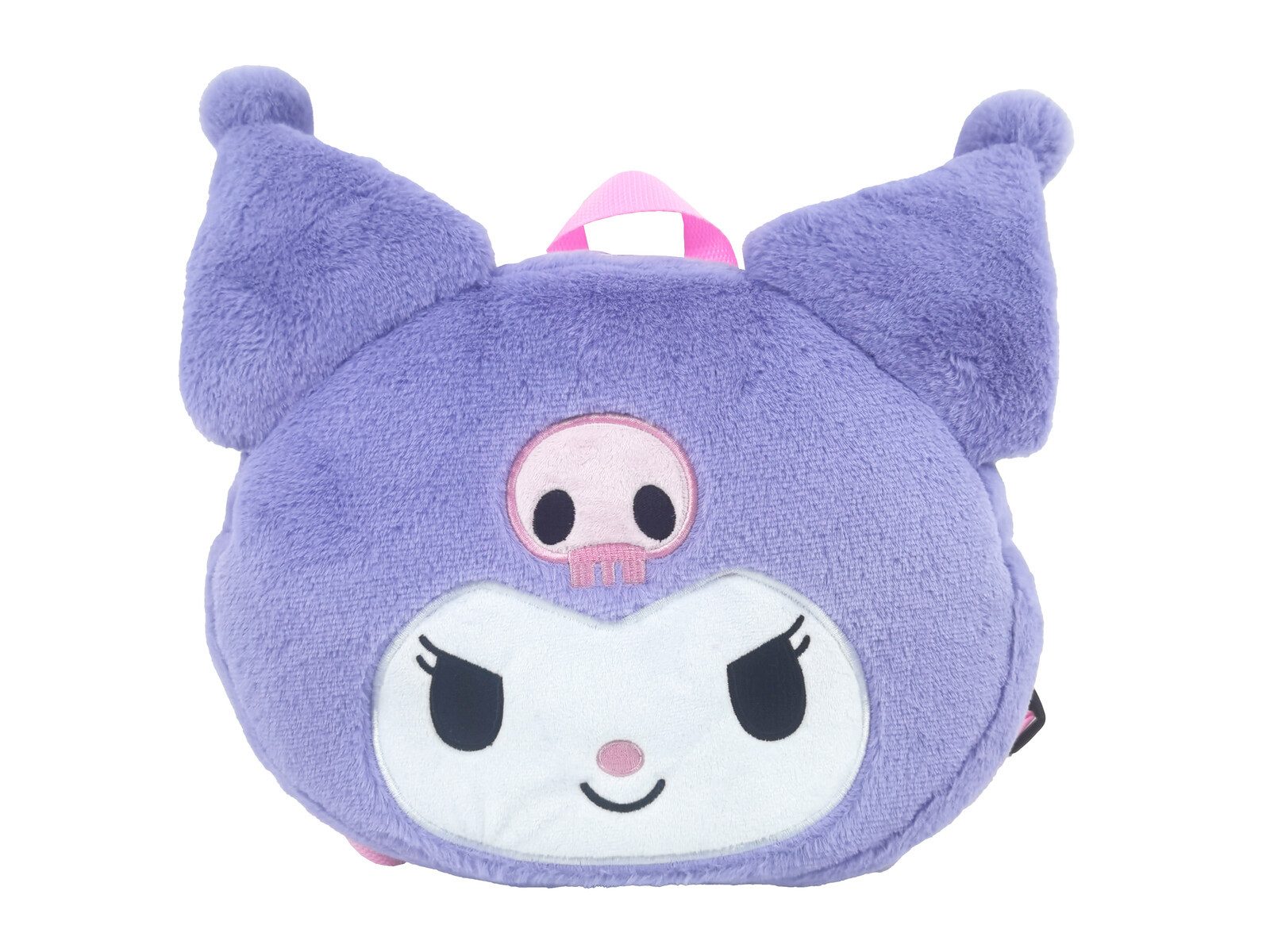 Hello Kitty Kinderrucksack - Kuromi Plüschrucksack Kuschelig mit Reißverschluss (1-tlg)