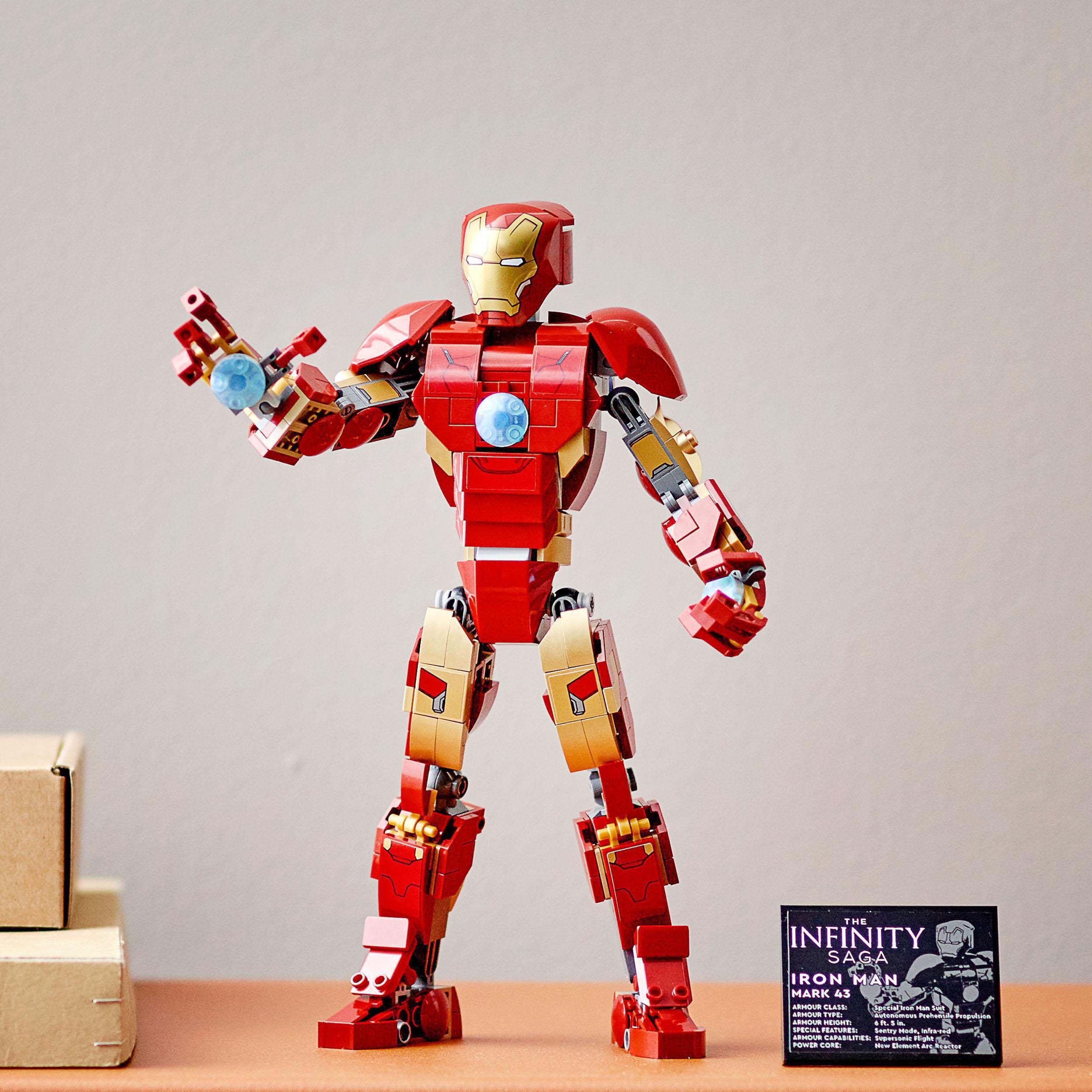 LEGO® Konstruktionsspielsteine Iron Man Figur LEGO® (76206), St) Marvel, (381