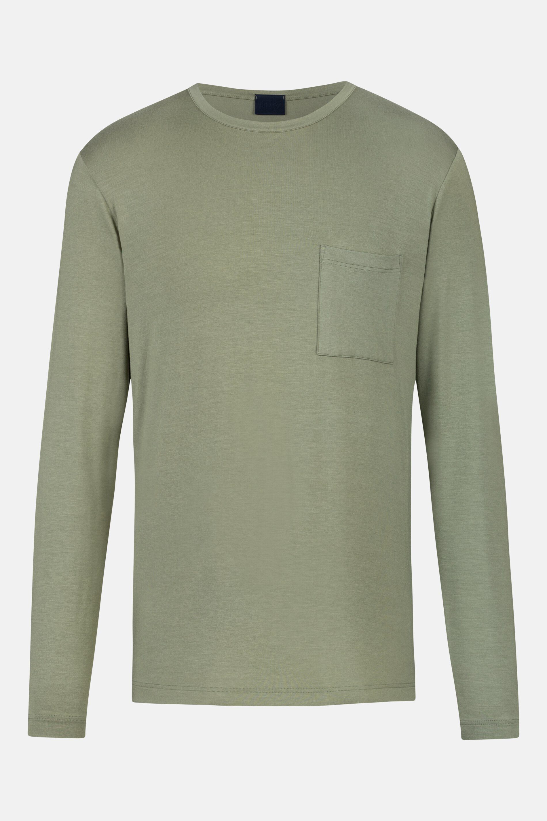 Mey Pyjamaoberteil Mey T-Shirt langarm Serie Jefferson Uni T-Shirt (1-tlg) Basic Shirt, zeitloses Design, weiches Modal, pflegeleicht