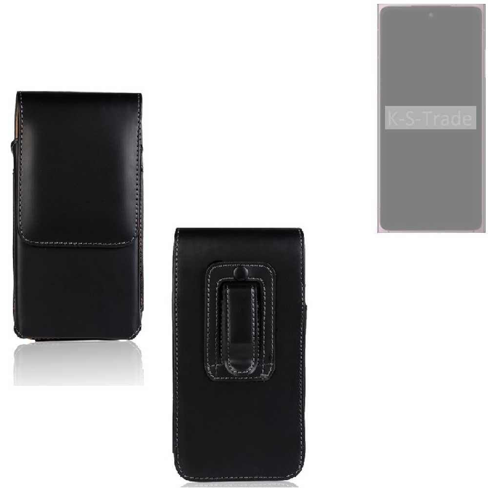 K-S-Trade Handyhülle für HMD Skyline, Gürteltasche Schutz Hülle Handy Hülle mit Magnetverschluss