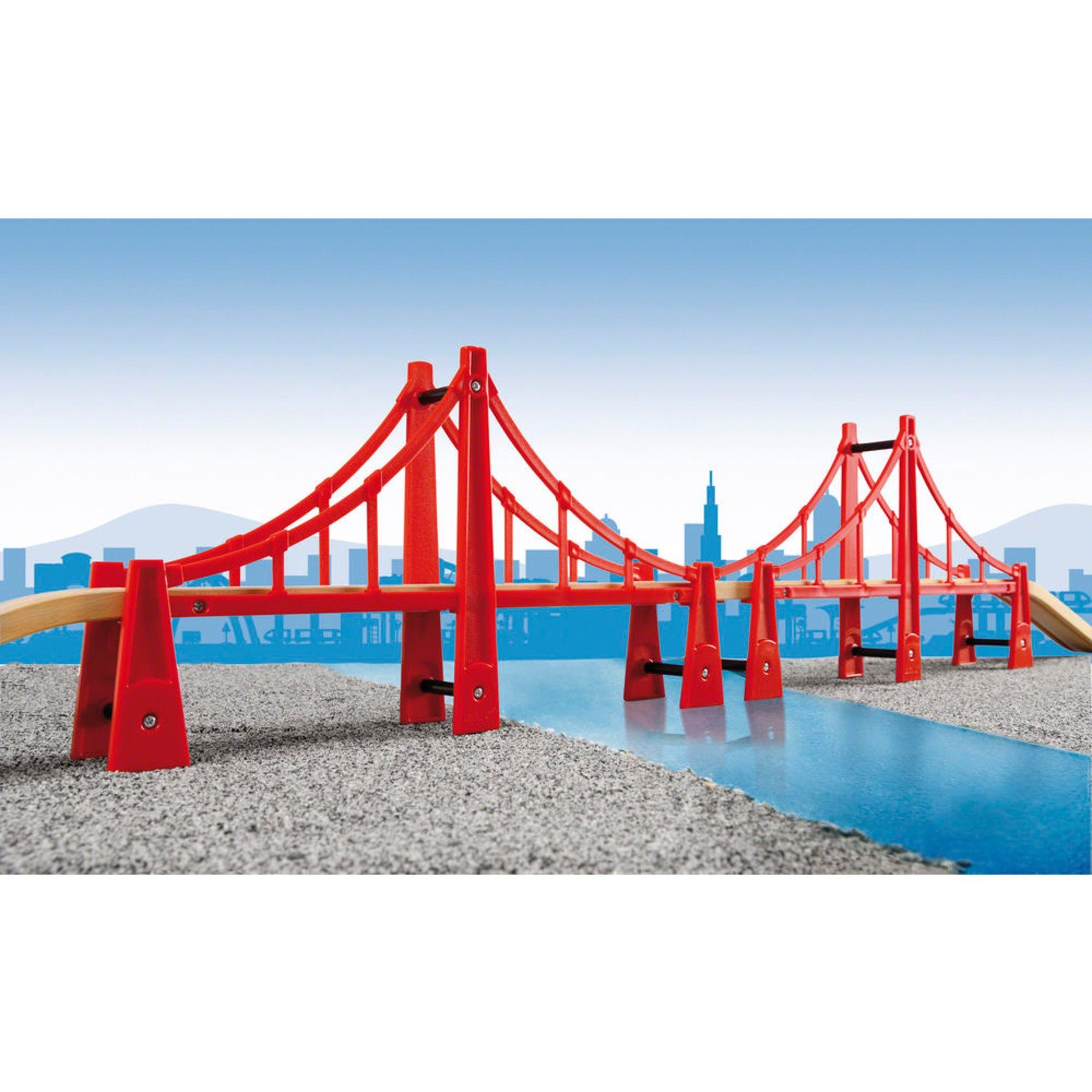 BRIO® Spielzeugeisenbahn-Set BRIO World World Hängebrücke, Bahn