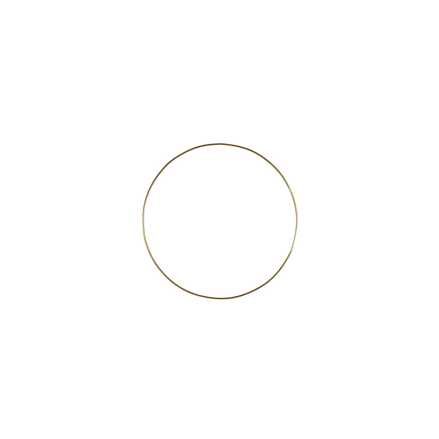 Werner Voß Wanddekoobjekt Deko-Ring Hoop, gold Metall, Durchmesser 30 cm