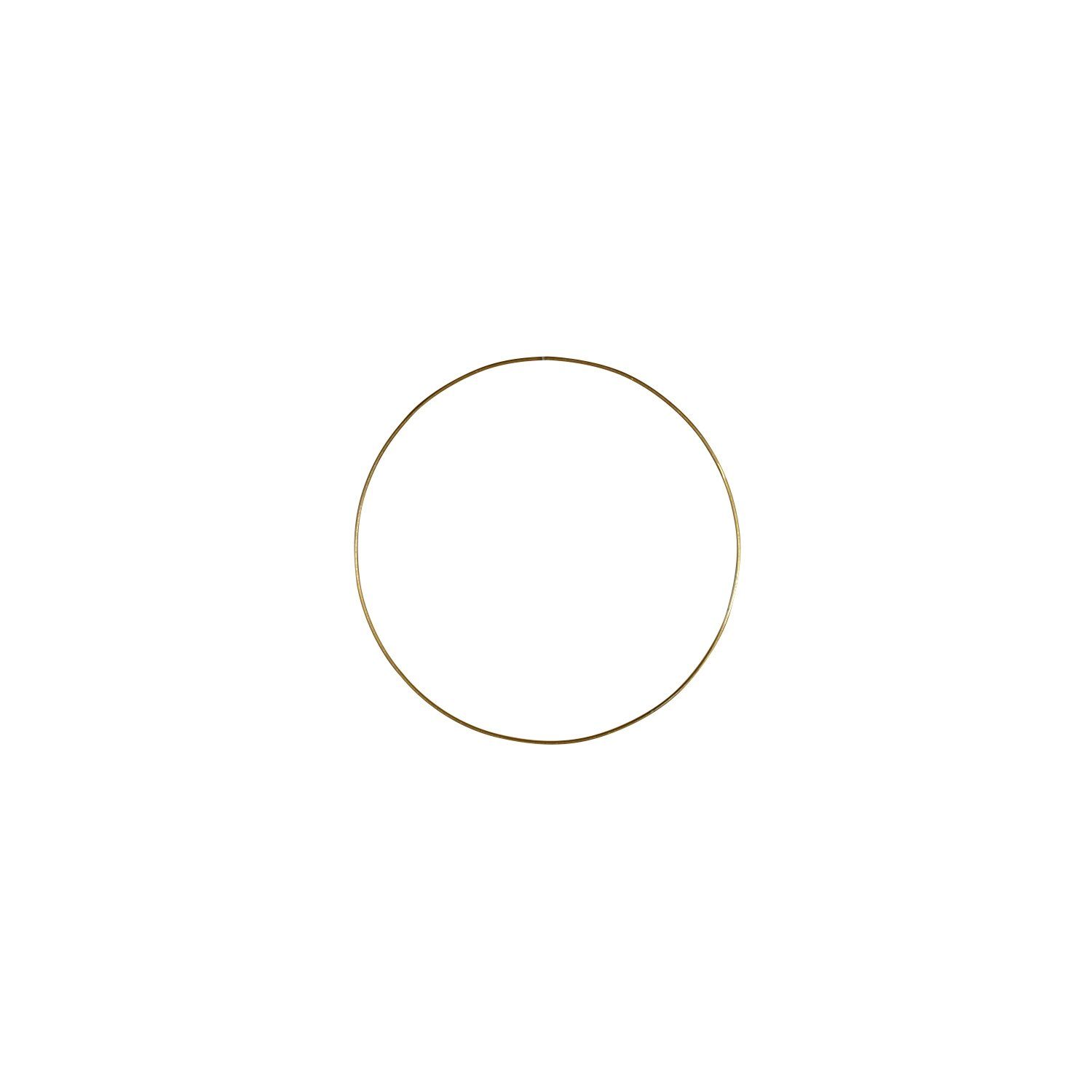 Werner Voß Wanddekoobjekt Deko-Ring Hoop, gold Metall, Durchmesser 30 cm