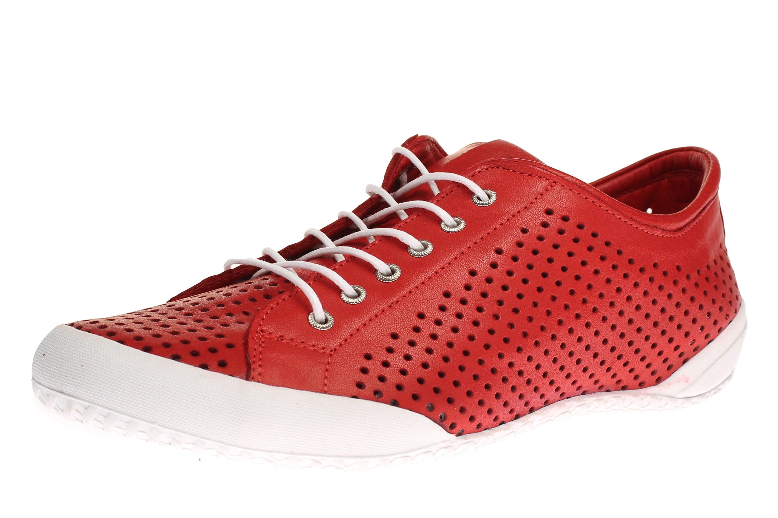 Andrea Conti Andrea Conti 0345767021 - Damen Schuhe Freizeitschuhe - rot Sneaker