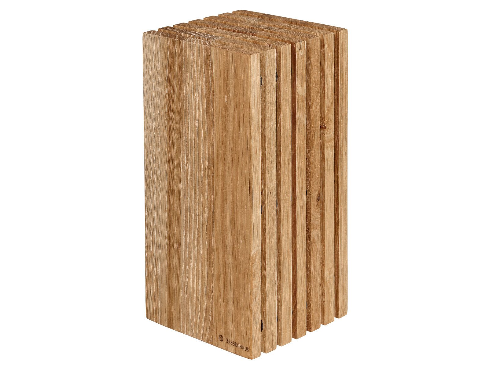 ZASSENHAUS Messerblock Messerblock Eiche 13x13x26cm