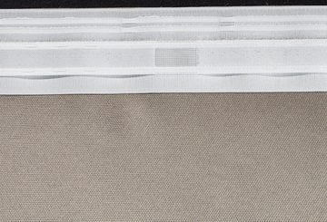 Gardine Wellenfalten, Gardinenband, Vorhänge Zubehör/ Farbe: weiß/ Breite: 80mm - L097, rewagi, Verkaufseinheit: 5 Meter