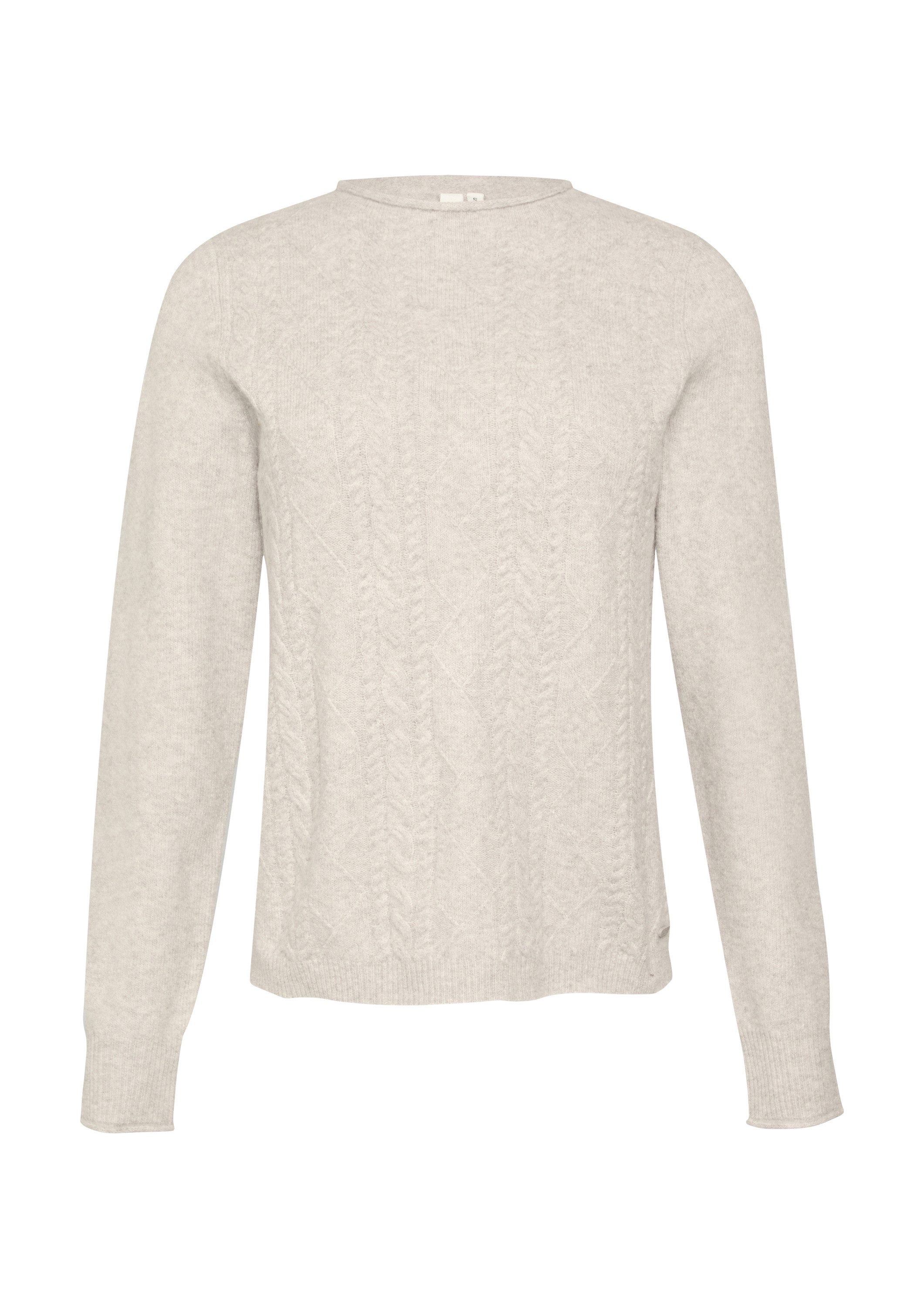 QS Longpullover Strickpullover Flauschiger Pullover mit günstig online kaufen