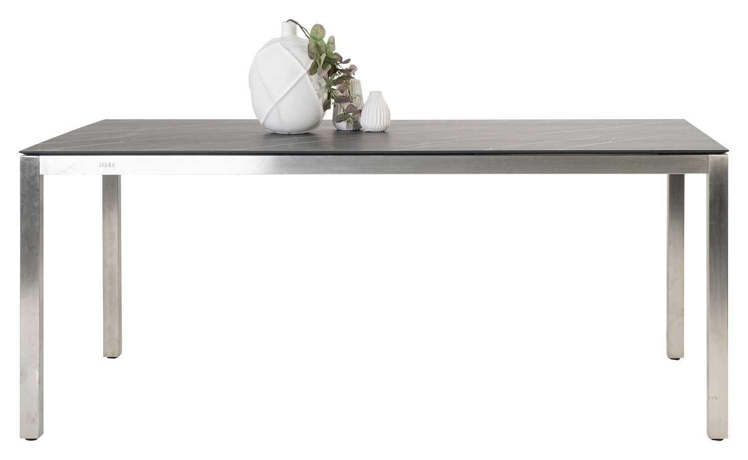 ZEBRA Möbel Tischplatte DARK B T MARBLE, Kunststoff, Kunststoff-Laminat cm, 180 x 100