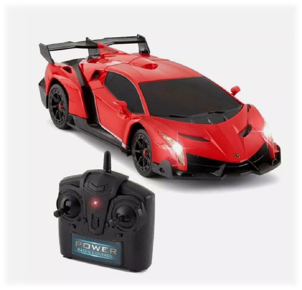 COIL RC-Auto Ferngesteuertes Auto, Modellfahrzeug, Lamborghini Veneno, 1:14, LED, Frequenz: 2,4 GHz, für Kinder ab 3 Jahren
