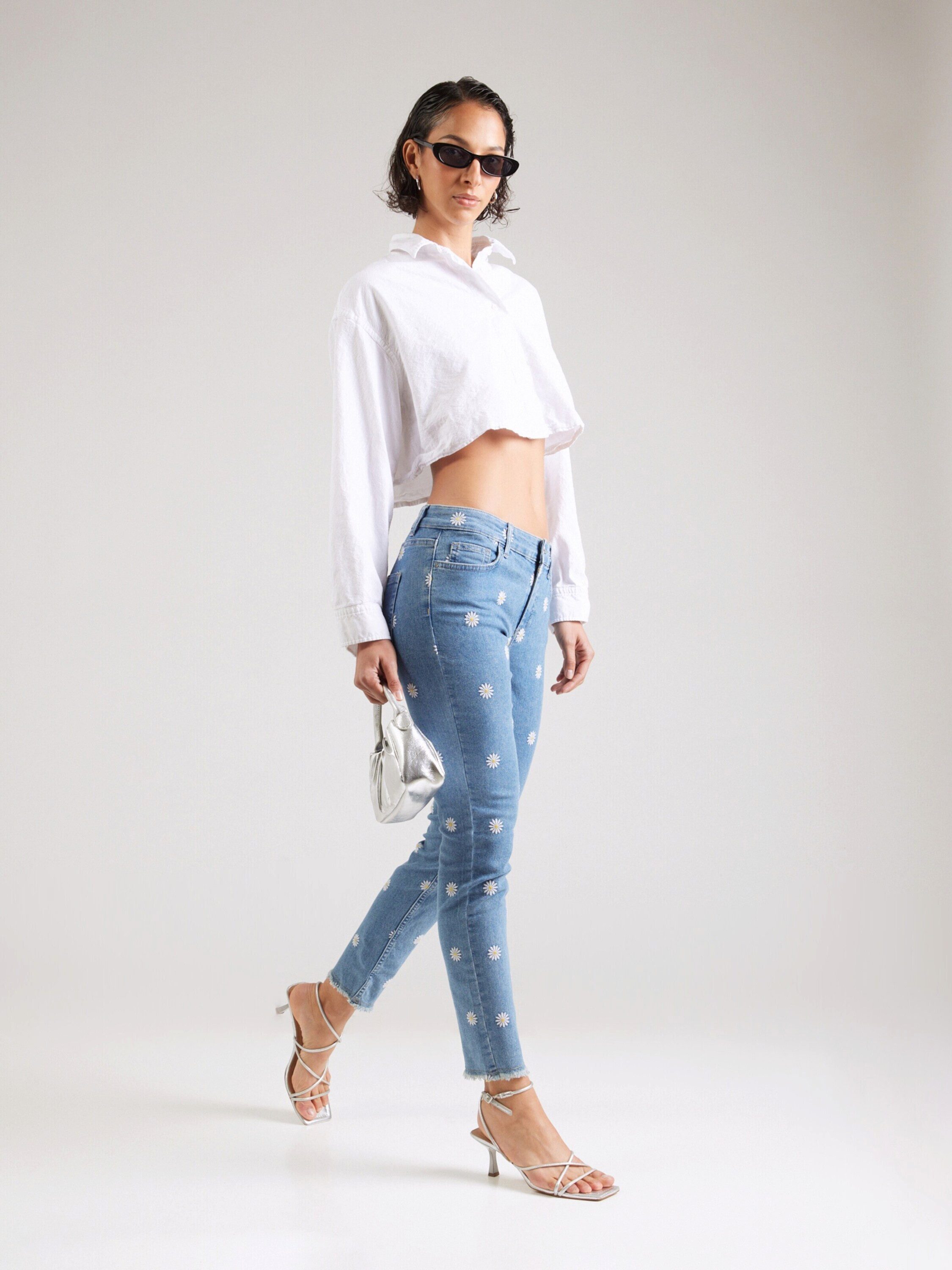 ONLY 7/8-Jeans ONLHUSH (1-tlg) Stickerei