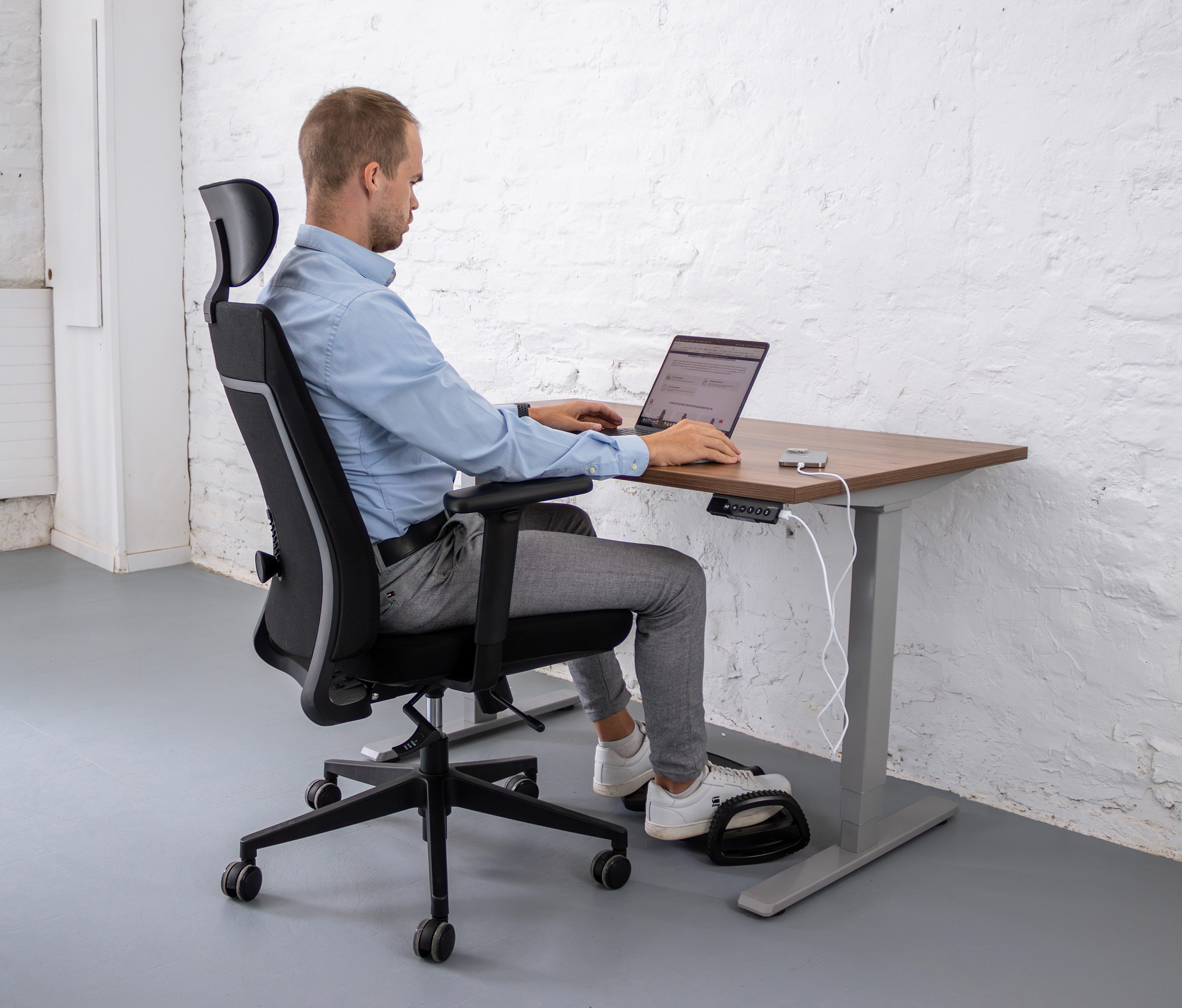 Ergolutions Bürostuhl ergonomisch VITA Schreibtischstuhl, 5 Jahre Garantie / Lumbalstütze / 3D Armlehnen / Schiebesitz