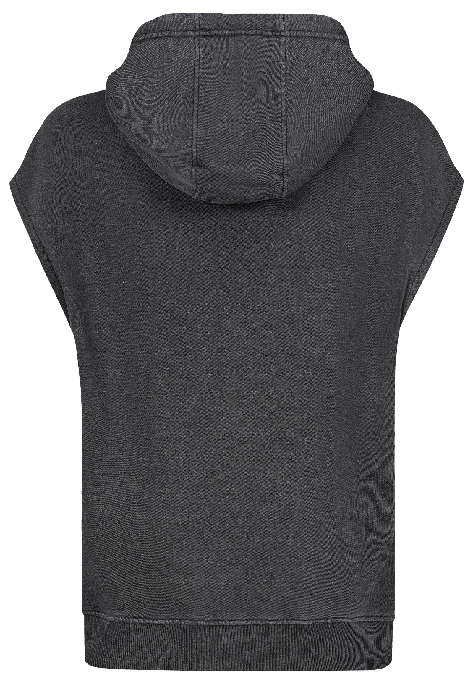 Eight2Nine Hoodie Mit Kapuze und Vordertasche, Ärmelloser Denim Design Slee günstig online kaufen