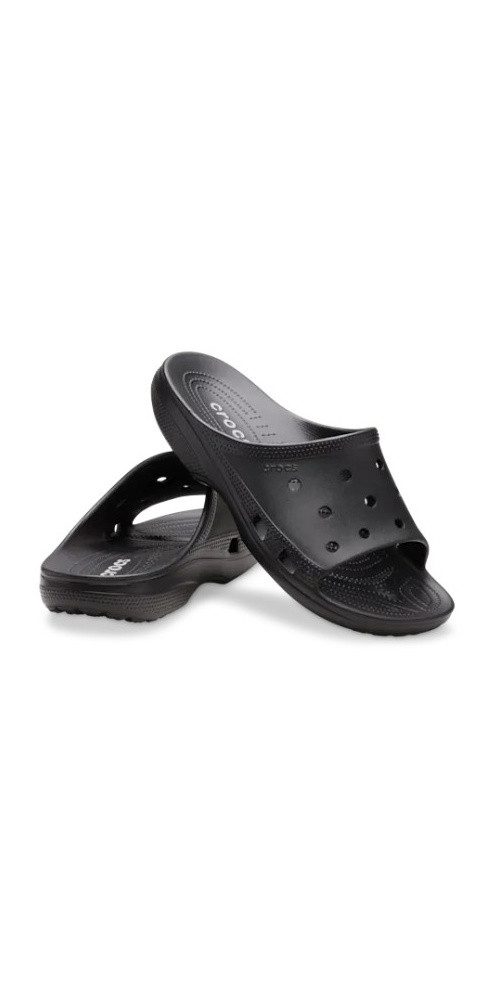 Crocs Sandale Saturday Slide schwarz Herren Badeschuh