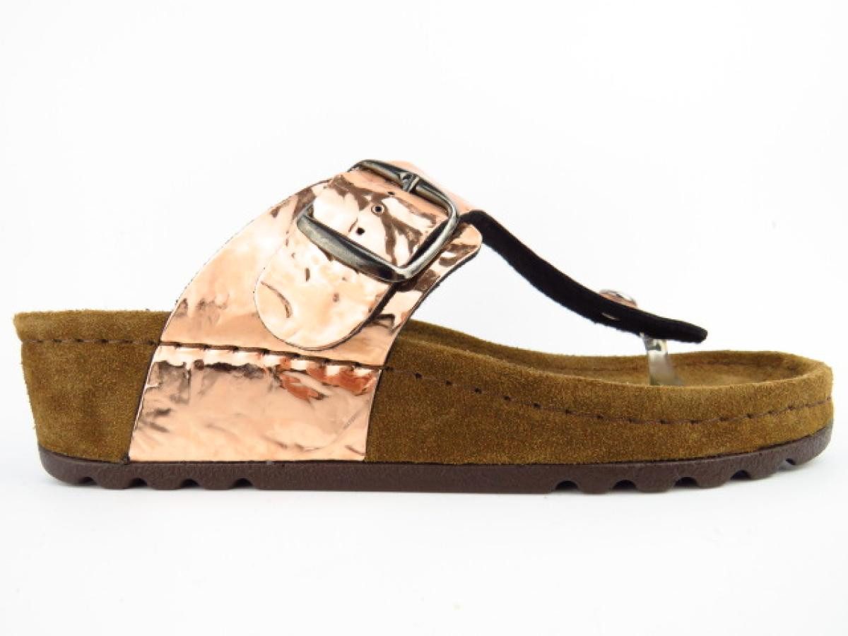 Zehengreifer kupfer Pantolette