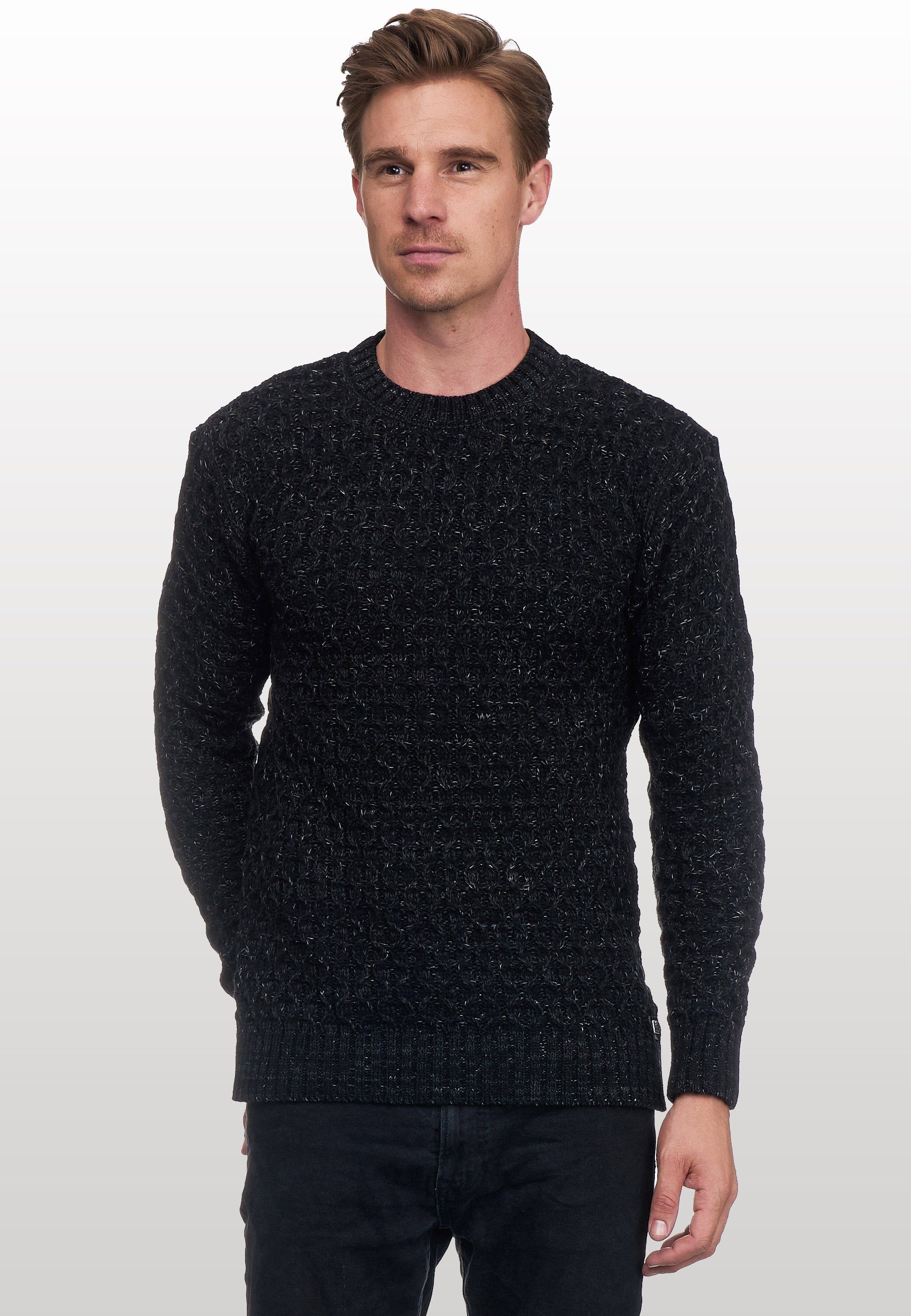 Rusty Neal Strickpullover mit elegantem Rundhalsausschnitt