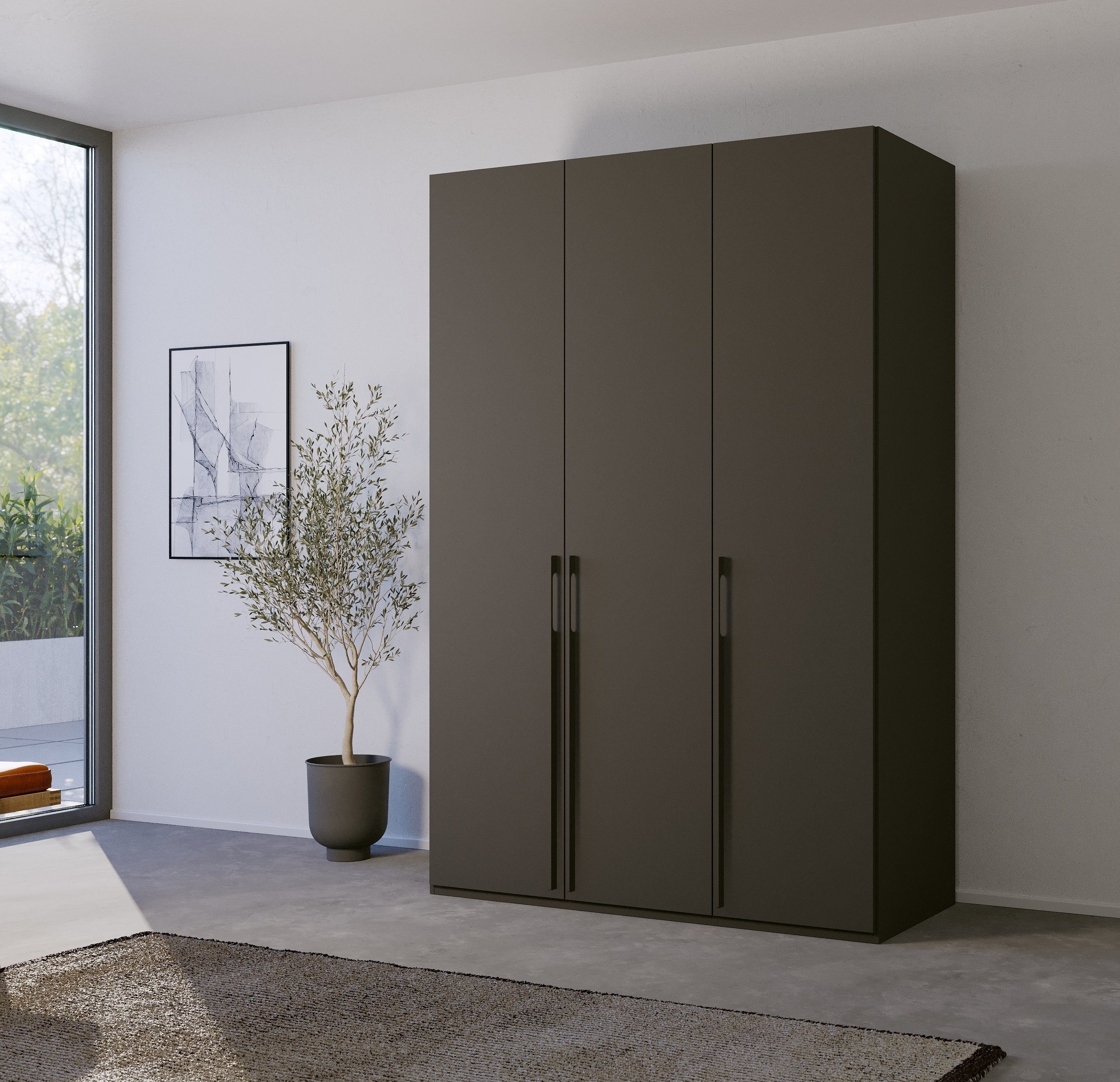 rauch Drehtürenschrank "Skat Pure", mit eleganten Griffstangen und praktisc günstig online kaufen