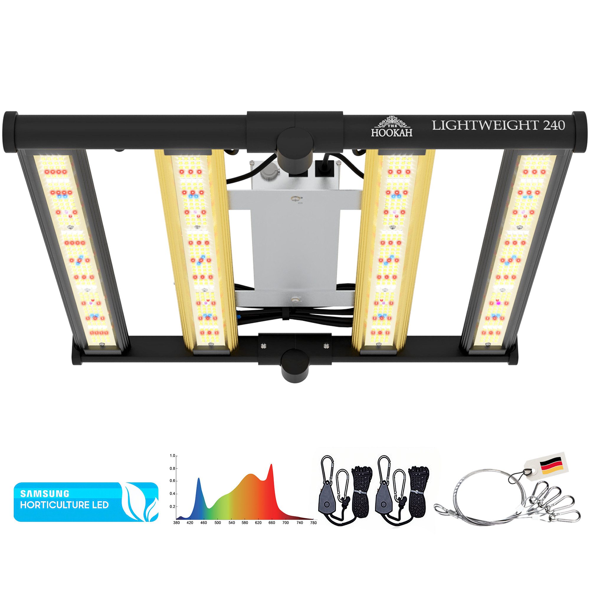 THE HOOKAH Pflanzenlampe SAMSUNG GrowLampe Lampe LED Light Vollspektrum UV+ günstig online kaufen