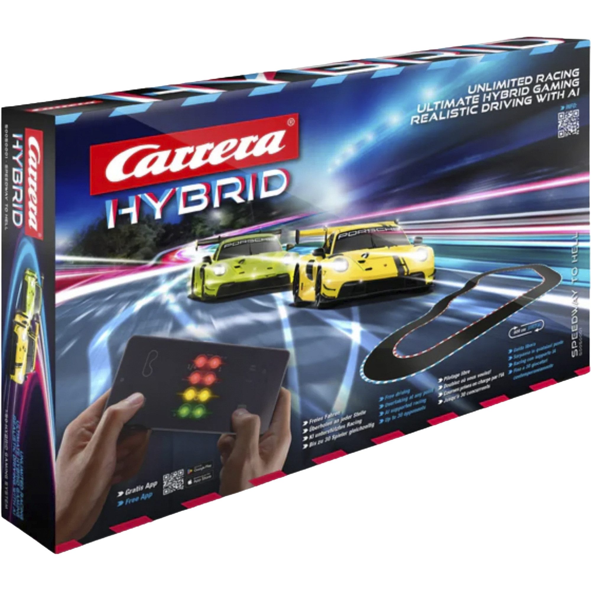 Carrera® Spielzeug-Auto Carrera HYBRID - Speedway to Hell, Rennbahn