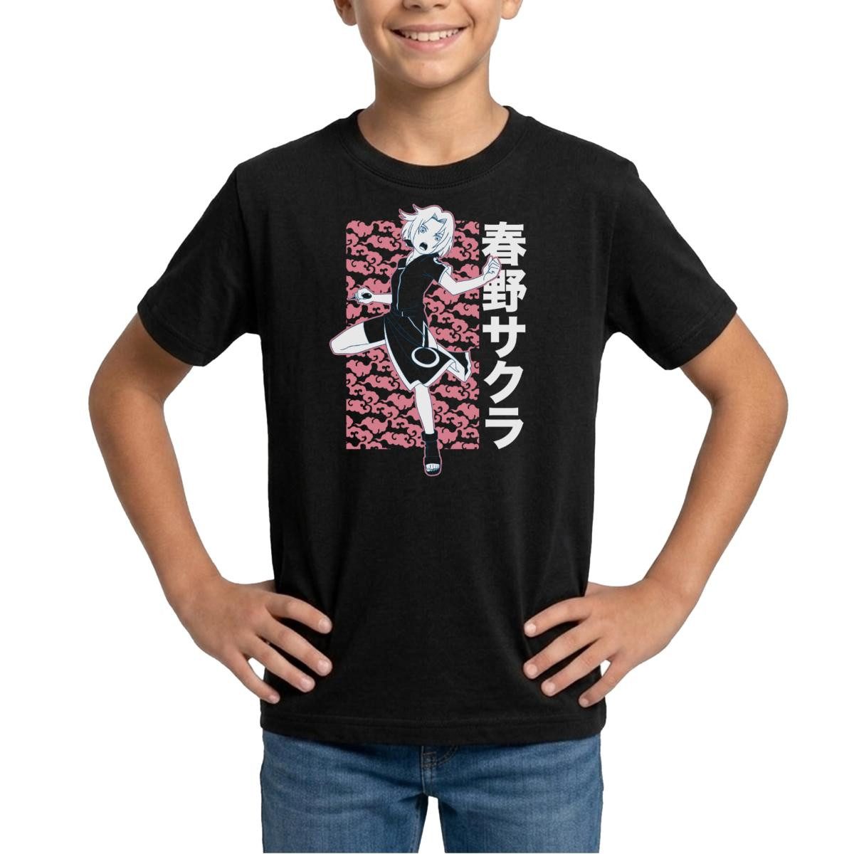 T-Shirt Naruto Cooles Design Mit Sakura Teenager T-Shirt