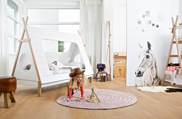 WOOOD Kinderbett Bett Tipi - Kiefer Weiss, FSC®-zertifiziert, Made in Holland