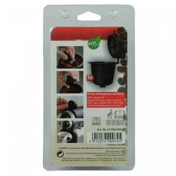 Scanpart Kochfeld-Adapter, Nachfüllbare Coffeeduck®-Kapsel zur Verwendung in Nespresso-Gerät