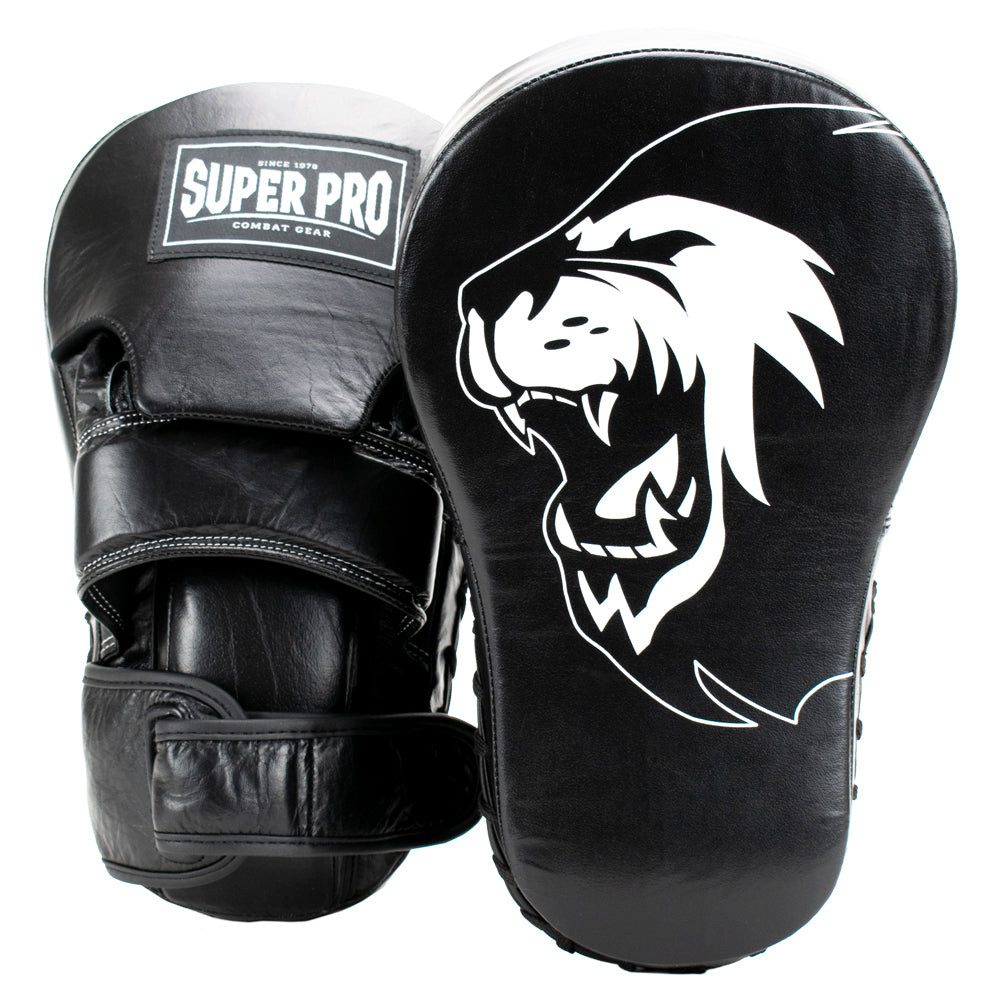 Super Pro Pratze Super Pro Combat Gear Focus Lederen Handpads - Extra lang