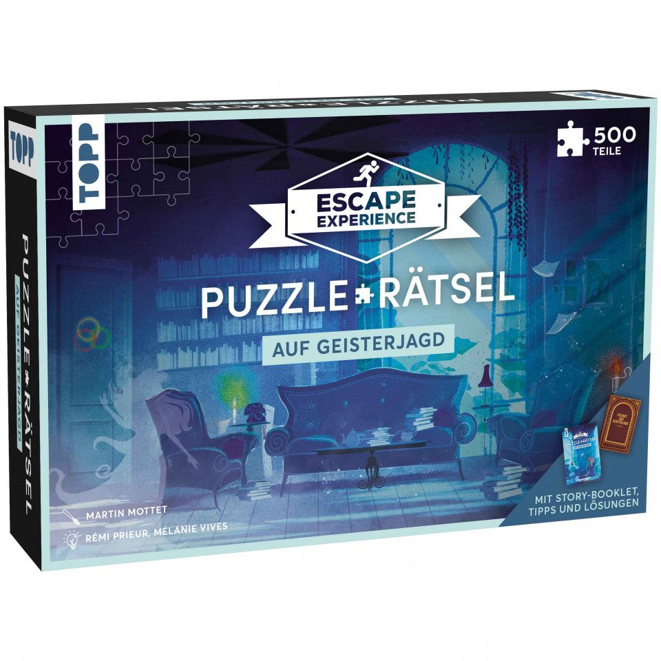 frechverlag Spiel, Escape Experience - Puzzle-Rätsel - Auf Geisterjagd - deutsch