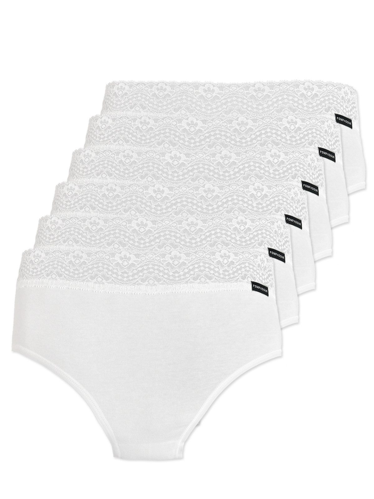 Hüftslip 6er Pack Damen Hüftslip DUO Lace