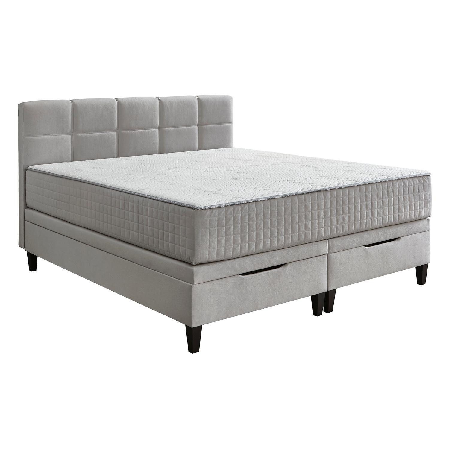 Sun Garden Boxbett WIEN, Hellgrau, Webstoff, günstig online kaufen