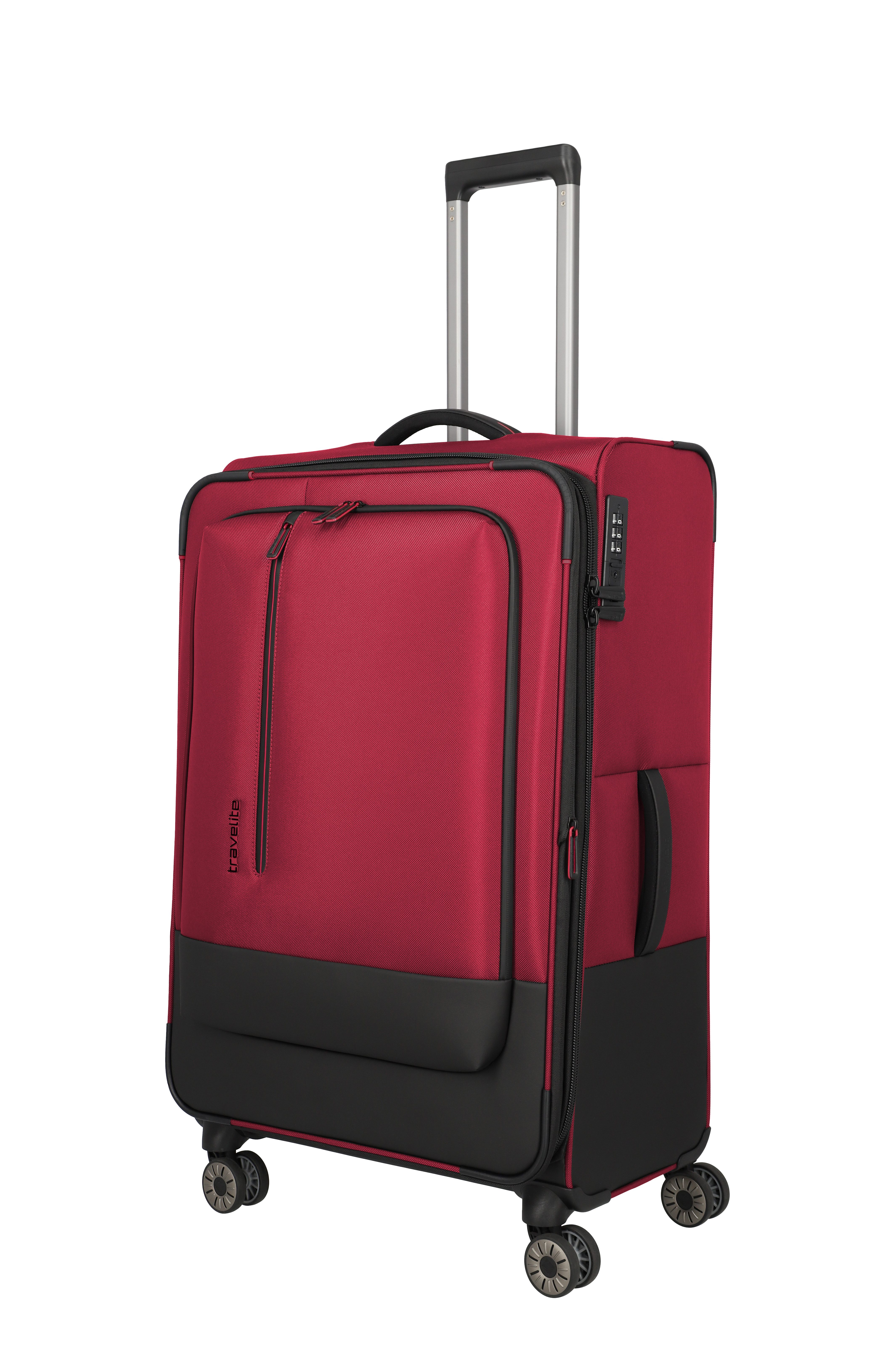 travelite Weichgepäck-Trolley CROSSLITE Reisekoffer Weichgepäck, 4 Rollen, Koffer, mit TSA-Schloss, wasserabweisendes Material