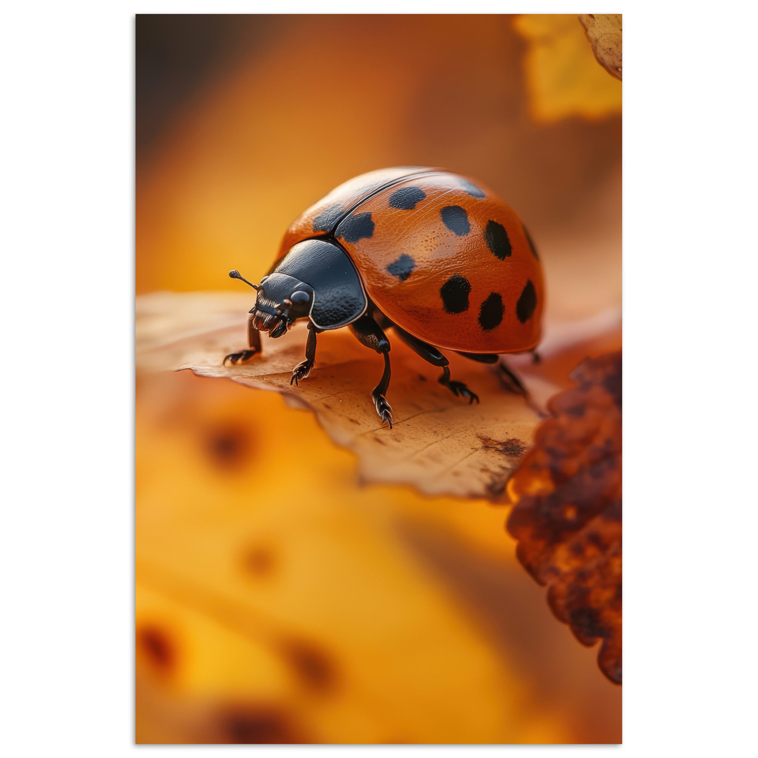 MuchoWow Poster Marienkäfer - Herbst - günstig online kaufen
