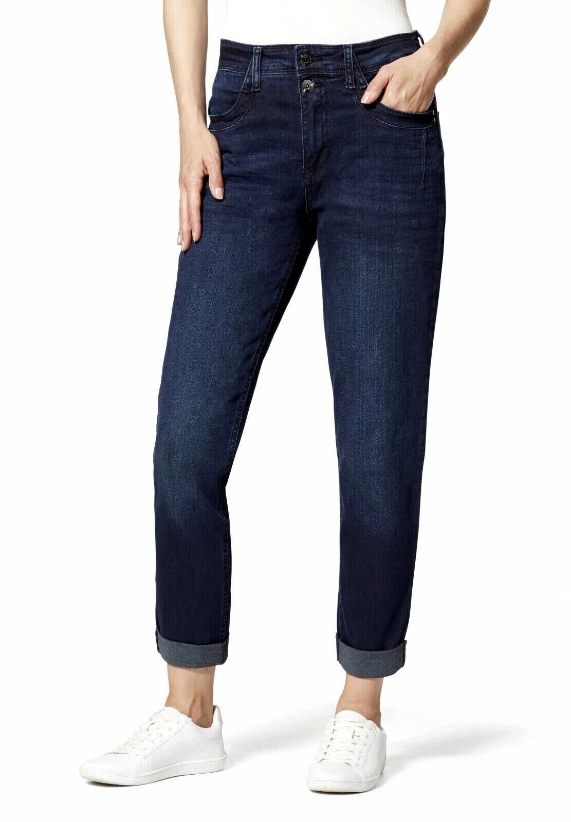 STOOKER WOMEN Boyfriend-Jeans used - FIT DAVOS BOYFRIEND JEANS Blue SLIM HOSE black