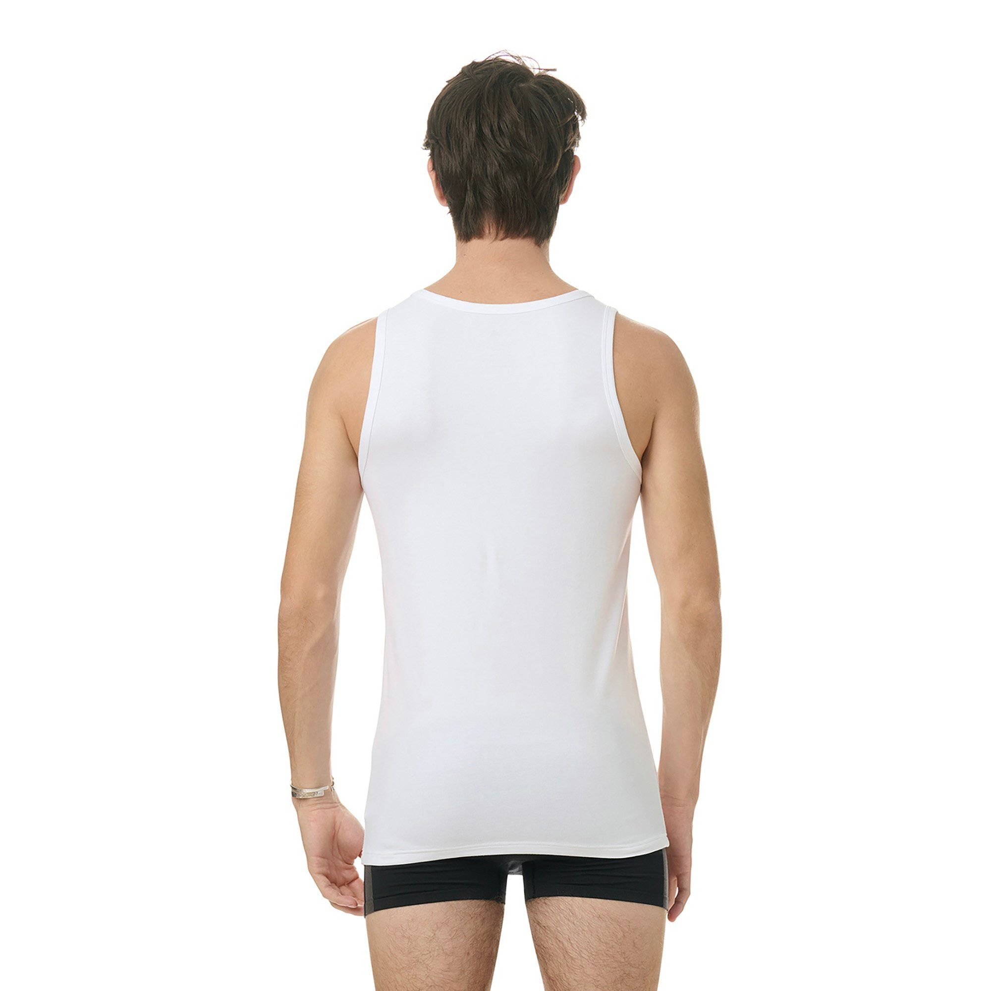 adidas Sportswear Unterhemd Herren Unterhemd 4er Pack Baumwolle (Packung, 4er Pack)