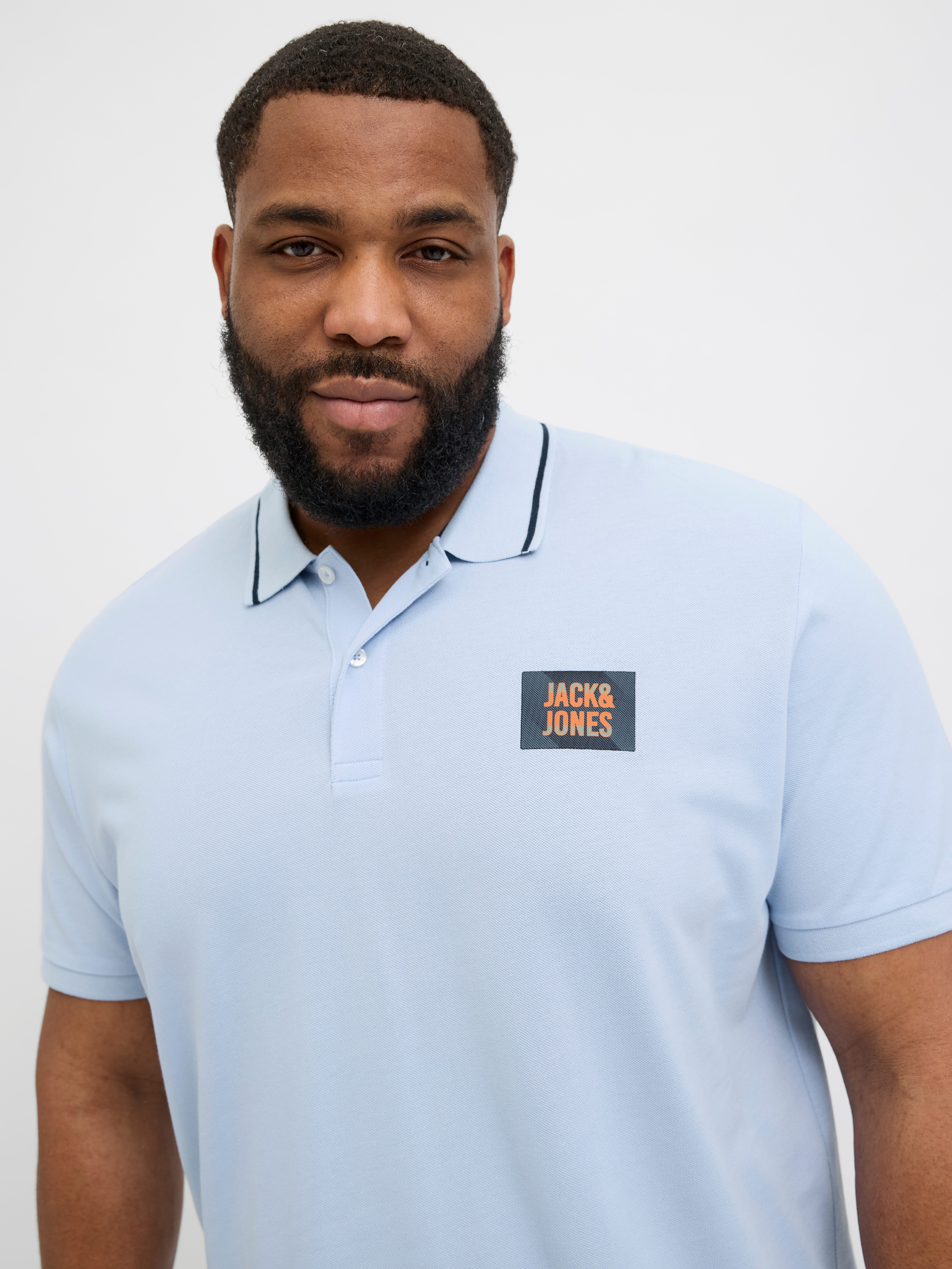 Jack & Jones PlusSize Poloshirt JJHUDSON günstig online kaufen