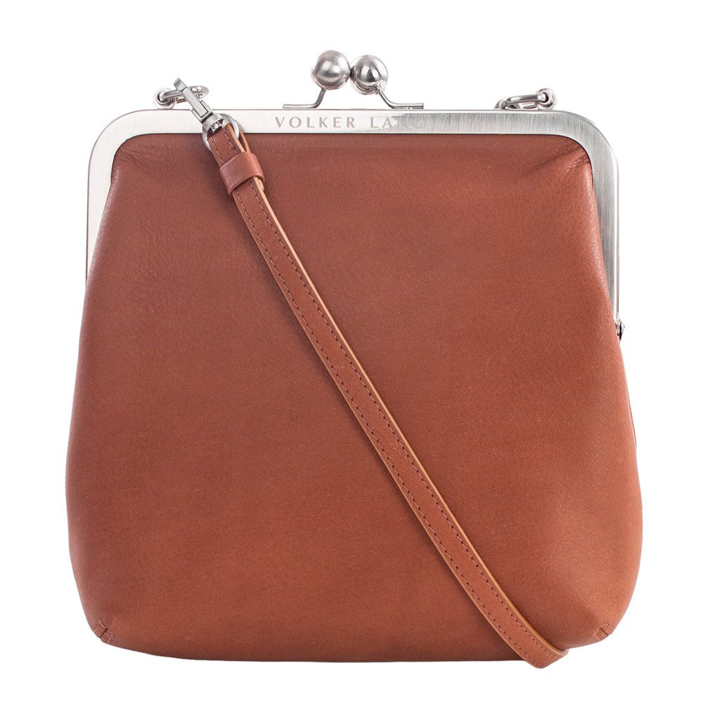 Schultertasche IDA  Elegante Damen Bügeltasche aus italienischem Leder
