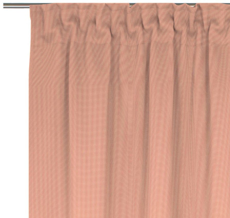 Vorhang Uni Collection, Adam, Bio-Baumwolle Multifunktionsband blickdicht, Jacquard, papaya St), nachhaltig (1 aus