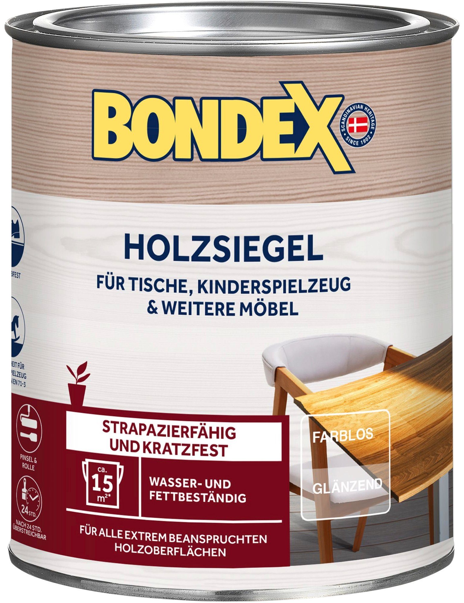 Bondex Lasur HOLZSIEGEL, Farblos / Glänzend, 0,25 Liter Inhalt unbekannt