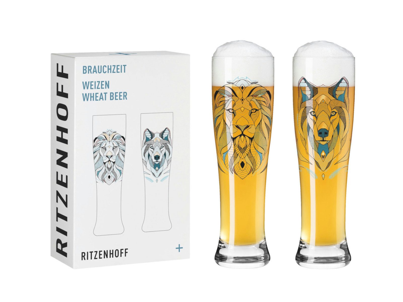 Gläser-Set Brauchzeit Bierglas 2er Set (A.Preis) #27 #28 F25