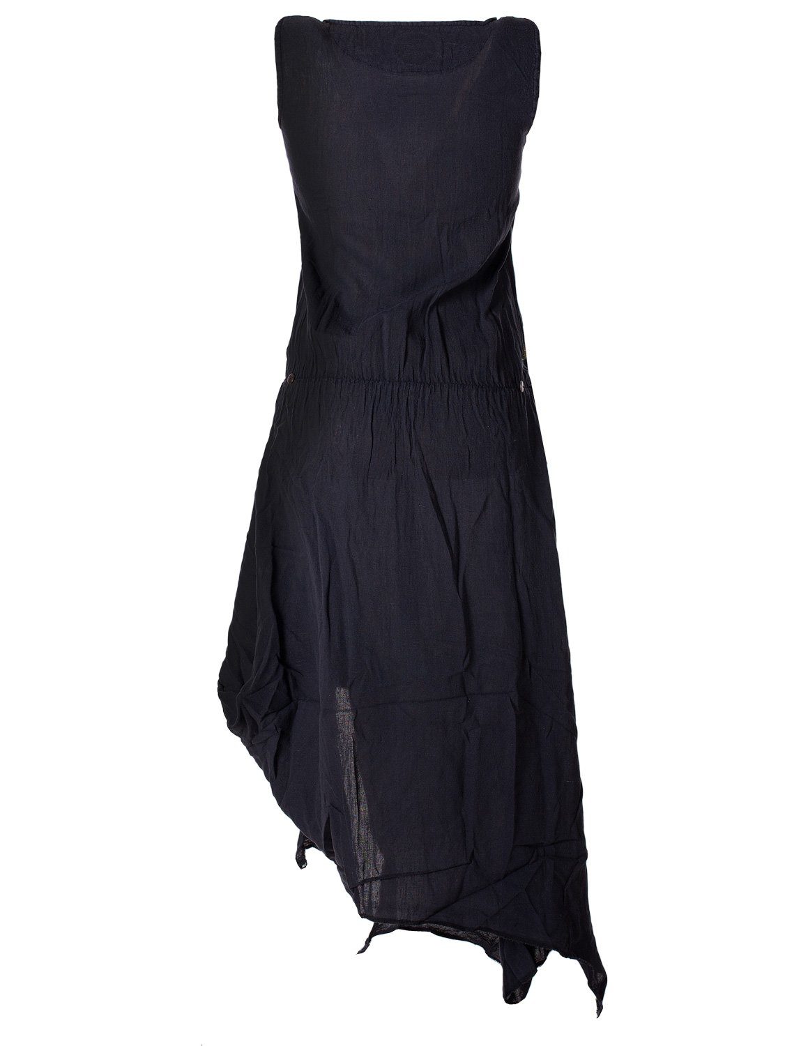 Vishes Maxikleid Ärmelloses Lagenlook Kleid zum Hochbinden Elfen, Hippie, Ethno, Goa Style